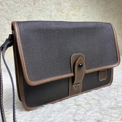 【極美品】dunhill ダンヒル セカンドバッグ クラッチバッグ　ヘリンボーン PVC レザー フランス製
