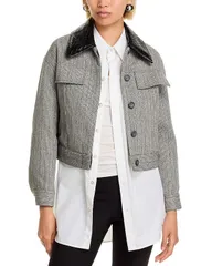 スリーワンフィリップリム レディース アウター ジャケット・ブルゾン ジャケット 31 Phillip Lim Tailored Jacket With Combo Collar Grey Multiのサムネイル
