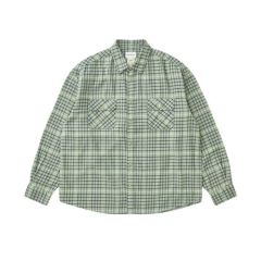 PWA LINEN MIX O/C SHIRT / GREEN CHECK - メルカリ