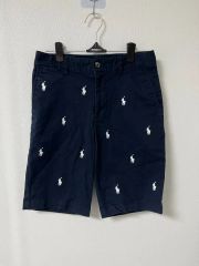 Polo Ralph Lauren デニムショートパンツ 花柄刺繍 160cm - メルカリ