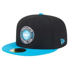 ニューエラ メンズ アクセサリー 帽子 Mens New Era Black Charlotte FC 2025 Kickoff 59FIFTY Fitted Hat Black ブラック