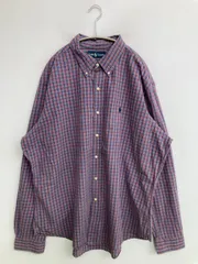 Ralph Lauren ラルフローレン シャツ/ブラウス XXL チェック柄 ワンポイント ミドル丈 長袖 ボタンダウン メンズ
