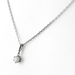 PT850 プラチナ ダイヤ ネックレス 0.15CT ホールマーク有 - メルカリ