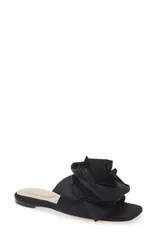 シモーネ・ロシャ レディース シューズ サンダル Simone Rocha Pressed Rosette Slide Sandal Black Black ブラック