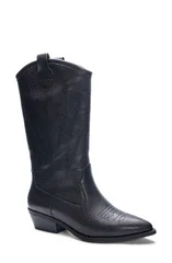 ダーティーランドリー レディース シューズ ブーツ・レインブーツ Dirty Laundry Josea Cowboy Boot Black ブラック