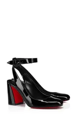 クリスチャン・ルブタン レディース シューズ パンプス Christian Louboutin Missab Slingback Pump Black Lin Black ブラック