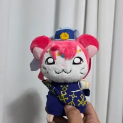 キャラクター グッズ 漫画 古典 トイ フィギュア ぬいぐるみ とっとこ ハム太郎 ハムスター ピンク
