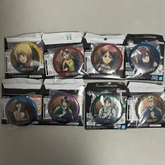 進撃の巨人 各々の決意 一番くじ G賞 缶バッジ 全種 フルセット