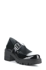 ボスアンドコー レディース シューズ ヒール プラットフォーム Bos Co Banks Platformary Jane Black Patent ブラック