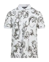 ヴェルサーチ メンズ トップス ポロシャツ VERSACE JEANS COUTURE ポロシャツ White ホワイトのサムネイル