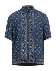 パーム・エンジェルス メンズ トップス シャツ PALM ANGELS 柄入りシャツ Navy ネイビーのサムネイル