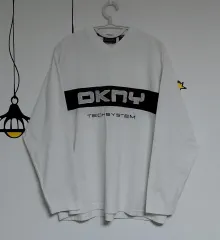 105 90s-00s DKNY TECH SYSTEM Vネック ロングスリーブのサムネイル