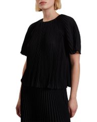 新品未使用SPORTMAX [スピーガ] プリーツ バック コットン Tシャツ 
