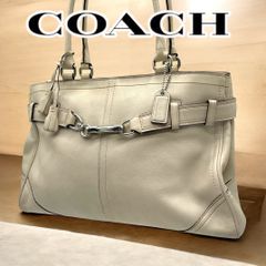美品 COACH コーチ ハンドバッグ ハンプトンズ レザー F08A71 - メルカリ