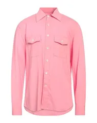 グリフォーニ メンズ トップス シャツ GRIFONI 無地シャツ Pink ピンクのサムネイル