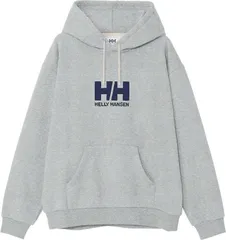 ヘリーハンセン Helly Hansen アウトドア HH LOGO PATCH SWEAT PARKA メンズ スウェット パーカー トップス 裏起毛 プルオーバー 秋冬 保温 普段着 リブ袖 部屋着 シンプル  HM32571 Z ミックスグレー