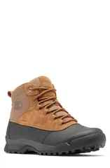 ソレル メンズ シューズ ブーツ・レインブーツ プラスサイズ SOREL Buxton Lite Plus Waterproof Boot Elk Black ブラック