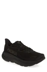 ホカオネオネ メンズ シューズ スニーカー HOKA Clifton 10 Running Shoe Wide Width Available Black Black ブラック