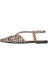 プリティ・バレリーナ レディース シューズ パンプス Pretty Ballerinas Pointed Toe Woven Sling Back Black ブラックのサムネイル