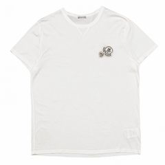 新品同様］モンクレール ダブルワッペン Tシャツ ホワイト - メルカリ