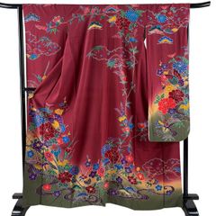 振袖 紅型調 作家物 身丈169cm HKT133 - メルカリ