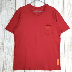 ✉️Men's XS レッド系 Patagonia ( パタゴニア ) オートパドリング ポケット Tシャツ オーガニックコットン アメリカ製 生産終了モデル 入手困難 International Men's  コットン ショートスリーブTシ