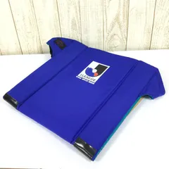 📦️OneSize ブルー系 Crazy Creek ( クレイジークリーク ) 90S レギュラー チェア グラウンドチェア 座椅子 Jリーグ 別注カラー 旧ロゴ 旧タグ ACE角バックル Blue / Teal チェア キャンピングファのサムネイル