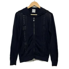 CHANEL(シャネル) パーカー サイズ36 S レディース - P30100 ダークネイビー スポーツライン/ジップアップのサムネイル