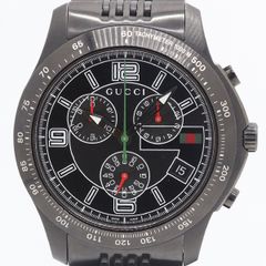 美品・ベルト新品】GUCCI グッチ 126.2 メンズ腕時計 クロノグラフ 