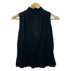 JILSANDER(ジルサンダー) ノースリーブセーター サイズ38 S レディース - 黒 ハイネック/背中開きのサムネイル