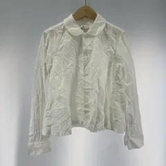 【中古】COMME des GARCONS 丸襟ブラウス サイズM RS-B014 AD2016 ホワイト[19][240019526534]のサムネイル
