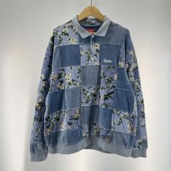 Supreme Floral Patchwork Velour L/S Polo - メルカリ