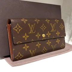 d23 ポルトモネ クレディ　ポルトフォイユ サラ　旧型　Louis Vuitton ルイ ヴィトン 　2つ 折り　二つ折り　フラップ ボタン 式　長 財布　ウォレット　モノグラム