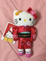沖縄限定ハローキティ 着物 ぬいぐるみ KT536 M-PK - メルカリ