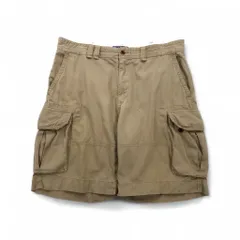 Polo by Ralph Lauren 90年代 ポロチノ バギー ショート カーゴパンツ ハーフパンツ XL ベージュ コットン 膝下丈