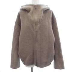 極美品✨フォクシー HoodieFan ニットパーカー ダブルジップ シルク混