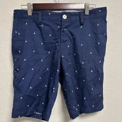 (^w^)b Callaway Golf キャロウェイゴルフ ショートパンツ　ハーフパンツ 膝上丈 ショート丈 ヨット柄 ショーパン　ハーパン 夏 春 秋 カジュアル リゾート マリン ゴルフ 短パン メンズ サイズM OM12187HGのサムネイル