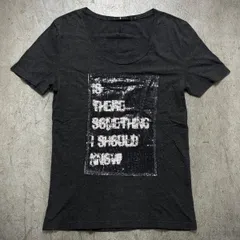 NO ID. ノーアイディー スパンコール Tシャツ サイズ2 グレー ブラックのサムネイル