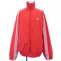 adidas adilenium オーバーサイズトラックトップ L レッド 赤 - メルカリ