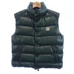 正規品、美品】MONCLER ダウンベスト チェック柄 グリーン - メルカリ