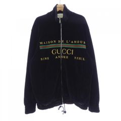 GUCCI ロゴ オーバーサイズ シェニールブルゾン ベロア トラック