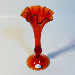 60s 東ドイツ Lauscha Glass ラウシャ ガラス 花瓶 - メルカリ