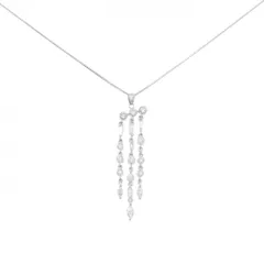 PT900/PT850 ダイヤモンド ネックレス 0.95CT