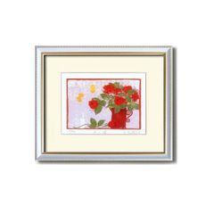 K.kagiya 絵画 油絵 肉筆 赤い花 - メルカリ
