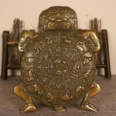 亀型ゼンマイ仕掛け呼び鈴 BOJベルの置物 - メルカリ
