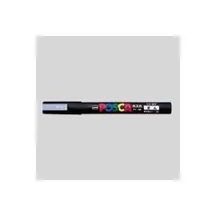 （まとめ） 三菱鉛筆 ユニ ポスカ 細字（0.9-1.3mm） PC-3M.26 銀 1本入 〔×10セット〕