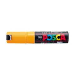 （まとめ） 三菱鉛筆 ユニ ポスカ 太字角芯（8.0mm） PC-8K.3 山吹 1本入 〔×10セット〕