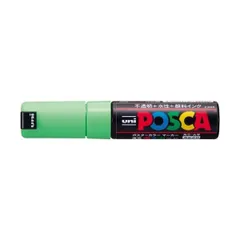 （まとめ） 三菱鉛筆 ユニ ポスカ 太字角芯（8.0mm） PC-8K.5 黄緑 1本入 〔×10セット〕
