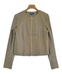 h*e様 美品 アナ ベージュ 羊革 レザー ジャケット 38 - メルカリ