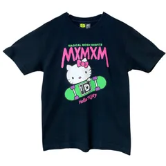 CHM MAGICAL MOSH MISFITS ハローキティ Tシャツ メンズ レディース ユニセックス 古着 MXMXM スケート パンク バンド キャラクター 黒